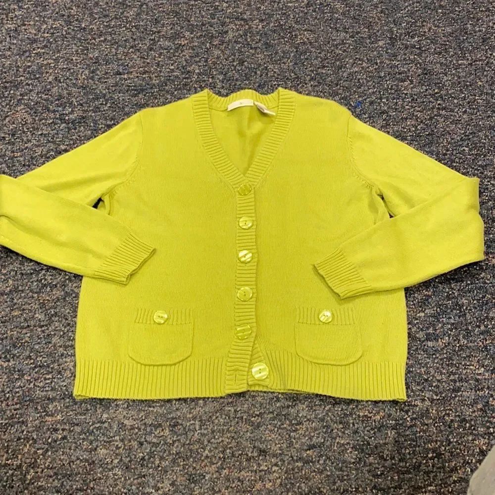 Preswick & Moore Green Button Up Sweater sz. L